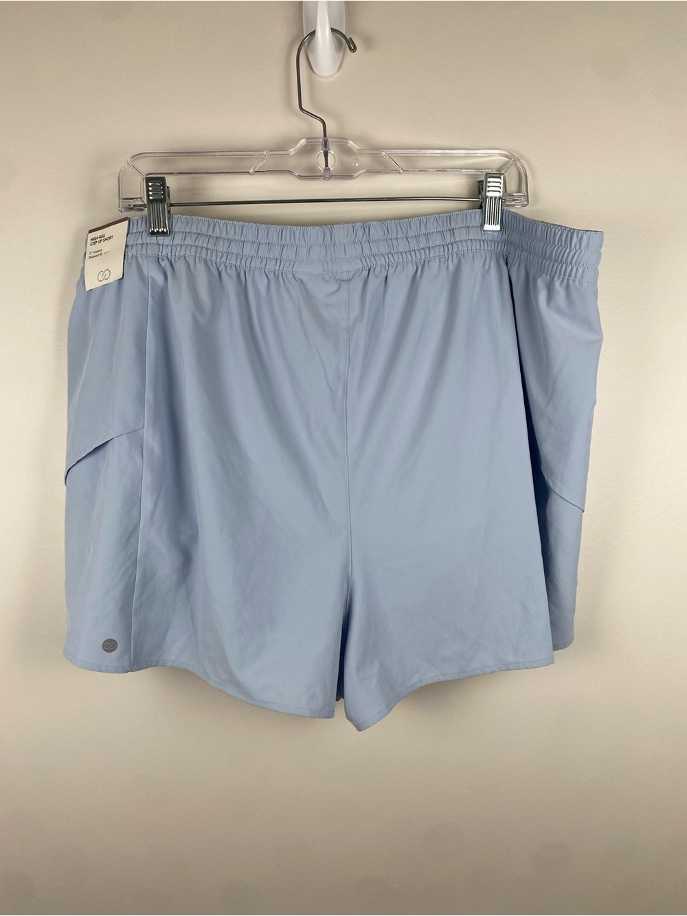 NWT Calia High Rise Step Up Shorts - Pale Blue XXL - Picture 2 of 4